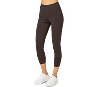 Merry Style Women's 3/4 Leggings MS10-199 (Brown,M)