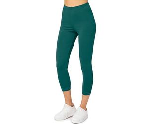 Merry Style Women's 3/4 Leggings MS10-199 (Emerald Green, L)