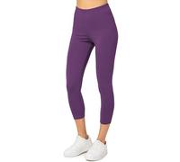 Merry Style Women's 3/4 Leggings MS10-199 (Purple,XL)