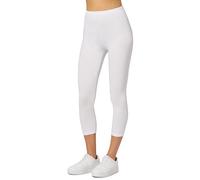 Merry Style Women's 3/4 Leggings MS10-199(White, L)