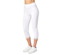 Merry Style Women's 3/4 Leggings MS10-290(White, S)