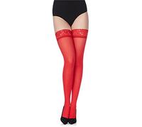Merry Style Women's 40 DEN Microfiber Hold Up Stockings MS 791 (Red-791, XS-S)