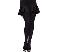 Merry Style Women's 60 DEN Microfiber Tights Plus Size MS 162 (Black, XXL)