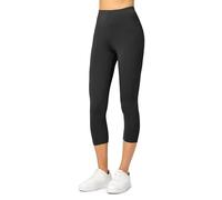 Merry Style Women's Leggings 3/4 MS10-144(Black, 3XL)