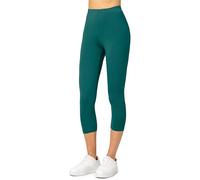 Merry Style Women's Leggings 3/4 MS10-144 (Emerald Green, L)