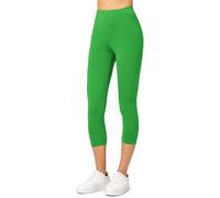 Merry Style Women's Leggings 3/4 MS10-144(Green, L)