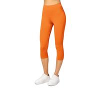 Merry Style Women's Leggings 3/4 MS10-144(Orange, XXL)