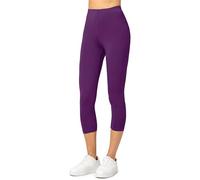 Merry Style Women's Leggings 3/4 MS10-144(Plum, XXL)