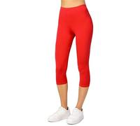 Merry Style Women's Leggings 3/4 MS10-144(Red, M)