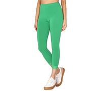 Merry Style Women's Leggings 7/8 with Lace MS10-342(Green,M)