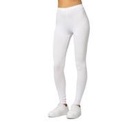 Merry Style Women's Leggings Long MS10-143 (White, XS)