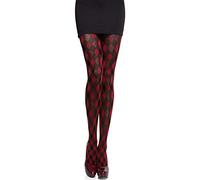 Merry Style Women's Opaque Tights MS 317 60 DEN (Red, L)