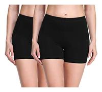 Merry Style Women's Shorts 2Pack MS10-283(2Pack Black/Black,M)