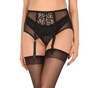 Merry Style Women's Suspender Belt MS10367GA (Black3, M)