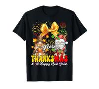 Merry Thanksmas and A Happy New Year Firework with Gnomes T-Shirt