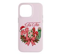Merry Tis The Mahj Mahjong Patchwork Xmas Lights Cottagecore Case for iPhone 14 Pro Max