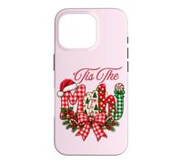 Merry Tis The Mahj Mahjong Patchwork Xmas Lights Cottagecore Case for iPhone 16 Pro