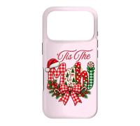 Merry Tis The Mahj Mahjong Patchwork Xmas Lights Cottagecore Case for iPhone 17 Pro