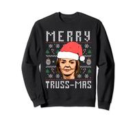 merry truss-mass liz truss funny christmas Sweatshirt