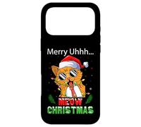 Merry UHHH Meow Christmas Cat Illustration Graphic Designs Case for iPhone 17 Pro Max