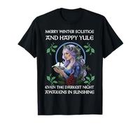 Merry Winter Solstice and Happy Yule Yuletide Christmas T-Shirt