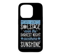 Merry Winter Solstice Even The Darkest Night Awakens Case for iPhone 15 Pro