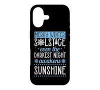 Merry Winter Solstice Even The Darkest Night Awakens Case for iPhone 17