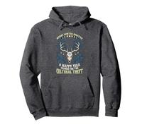 Merry Winter Solstice Happy Yule Thanks For The Cultural Pullover Hoodie, Adult Unisex, Dark Heather Grey, XX-Large