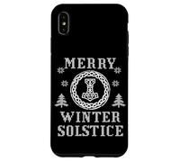 Merry winter solstice nordic merry christmas for vikings Case for iPhone XS Max