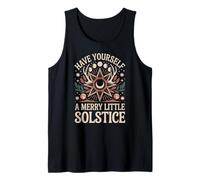 Merry Winter Solstice, Sun Rebirth, Pagan Yule Wiccan Tank Top