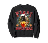 Merry Woofmas Leonberger Christmas Ornaments Sweatshirt