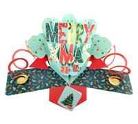 Merry Xmas Christmas Pop Up Greeting Card XPOP074