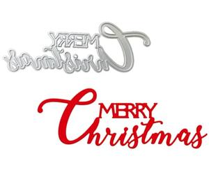 Merry Xmas Cutting Dies for DIY Scrapbooking