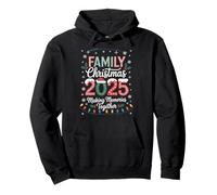 Merry Xmas Family Christmas 2025 Santa Hat Pullover Hoodie