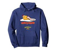 Merry Xmas - Gudetama Pullover Hoodie, Adult Unisex, Navy Blue, X-Large
