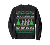 Merry Xmas Jesus Is The Reason for the Season Bible Praise Sweatshirt
