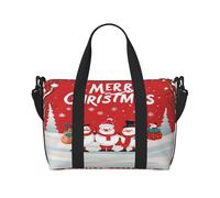 (Merry Xmas) Waterproof Lightweight Hand Travel Bag - Large Carry-On for 3-5 Day Trips | Air Travel, Sports, Weekend Use | Men & Women (1-Pack)