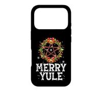 Merry Yule Winter Solstice Holly Pentagram Gift Case for iPhone 17 Pro