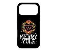 Merry Yule Winter Solstice Holly Pentagram Gift Case for iPhone 17 Pro Max