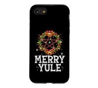 Merry Yule Winter Solstice Holly Pentagram Gift Case for iPhone SE (2020) / 7/8