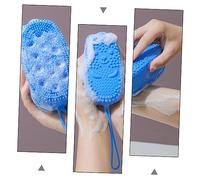 MERRYHAPY 1 PC Brush Silicone Rub Mud Bath Sponge for Gentle Exfoliating Bath Helper Convenient and Compact for Family Use