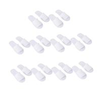 MERRYHAPY 10 Pairs Disposable Open Toe Hotel Slippers Lightweight Comfortable Home Guest Footwear for Indoor Use Practical and Easy to Wear White