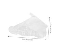 MERRYHAPY 1000pcs Disposable Plastic Foot Covers Clear Foot Mask Socks for Moisturizing Spa Bath Liners Single-use Shoe Trial Booties for Odor Prevention and Hygiene
