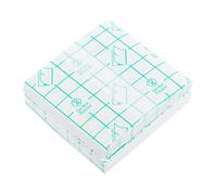 MERRYHAPY 100pcs Disposable Makeup Hand Palettes 7cmx7cm Pu Film Waterproof Liquid Foundation Mixing Trays Cosmetic Accessories for Professional Makeup Artists and Nail Salons Random Color