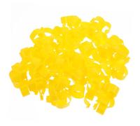MERRYHAPY 100Pcs Poultry Leg Bands Open Clip Rings for Chickens Ducks Geese Bright Color Identification Foot Rings for Small Poultry Breeds Easy to Use and Remove Bird Random Color