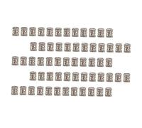 MERRYHAPY 100pcs Vintage Dreadlocks Hair Hollow Out Braiding Tubes for Hair Cuffs Dreadlock Accessories Bright Colors and Braiding