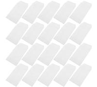 MERRYHAPY 100pcs White Glassine Paper Candy Bags with Semi Design, Versatile Use for Food Packaging and Everyday Use, Sturdy 40g Packing Bags for Cookies and Bread