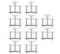 MERRYHAPY 10pcs Adjustable Swivel Tubing Clamps Ergonomic Flow Control Pinchcock Clips for Laboratory Teaching and Student Use Compact Smooth Grip for Effortless Operation