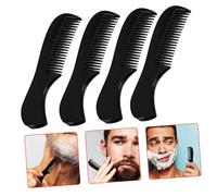 MERRYHAPY 10pcs Beard Combs for Men Pocket-sized Plastic Hair and Mustache Styling Tools Mini Grooming Combs for Beard and Hair Care Easy to Clean and