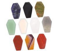 MERRYHAPY 10pcs Crystal Stone for Crafts Natural Healing Crystals for Home Decor Yoga and Jewelry Making Includes Stone and More